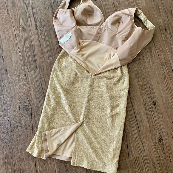 New Gorgeous Chiffon Sequins Cocktail Dress - Picture 10 of 15